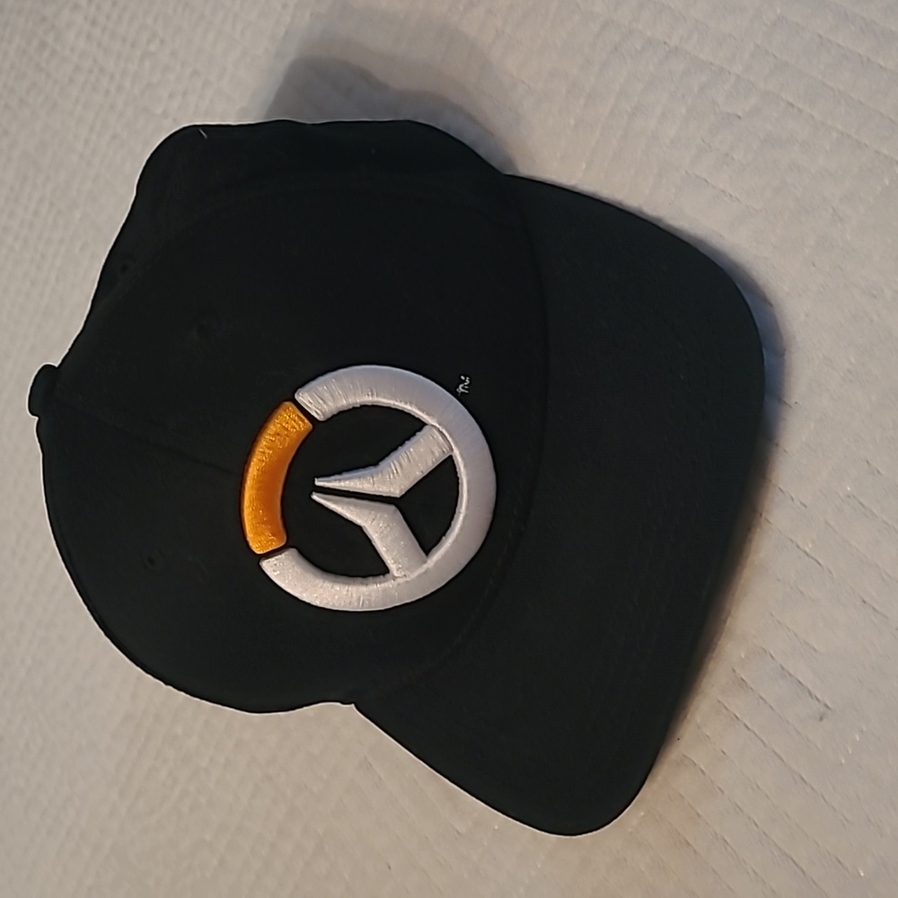 Official Blizzard Overwatch Logo Snapback Baseball Hat Black